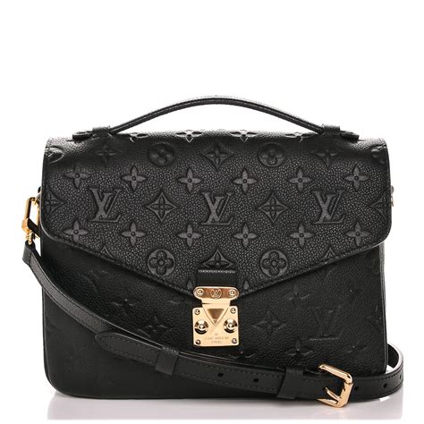 louis vuitton pochette negro|louis vuitton empreinte pochette.